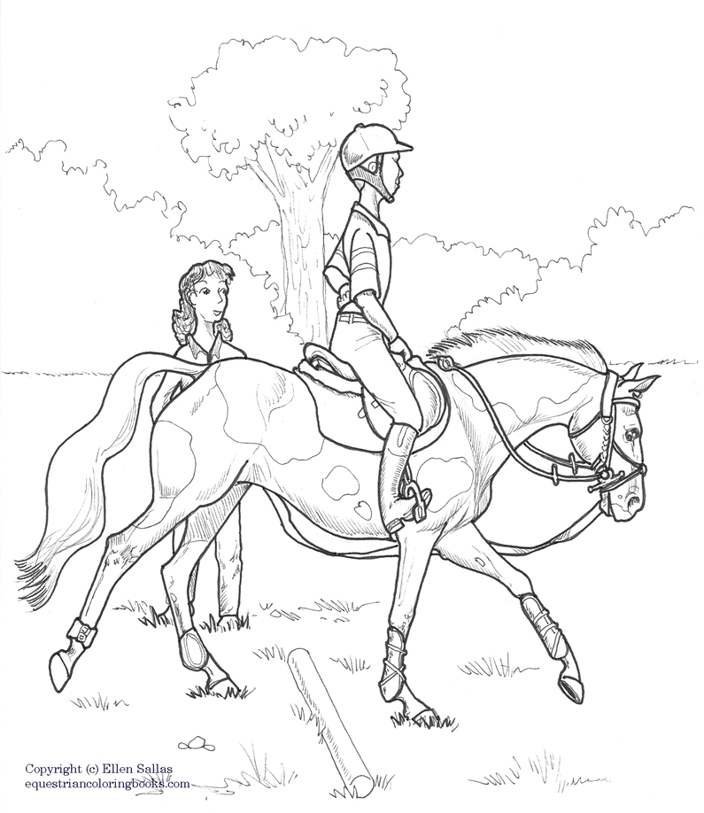 EquestrianColoringBooks